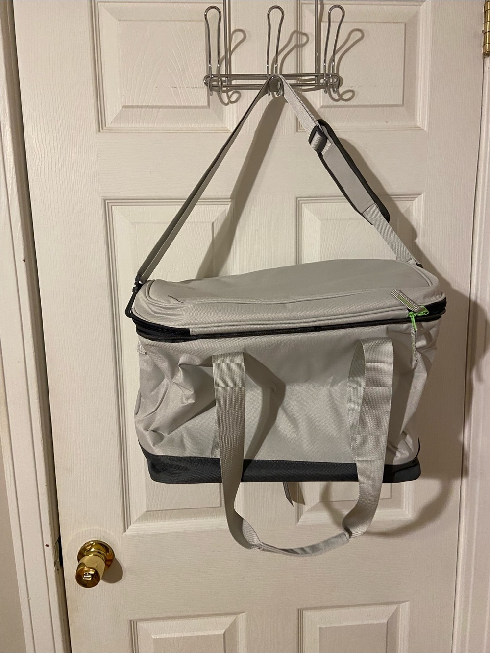 Amari & Ash Light Gray Travel Cooler Bag with Shoulder Strap 16” 30